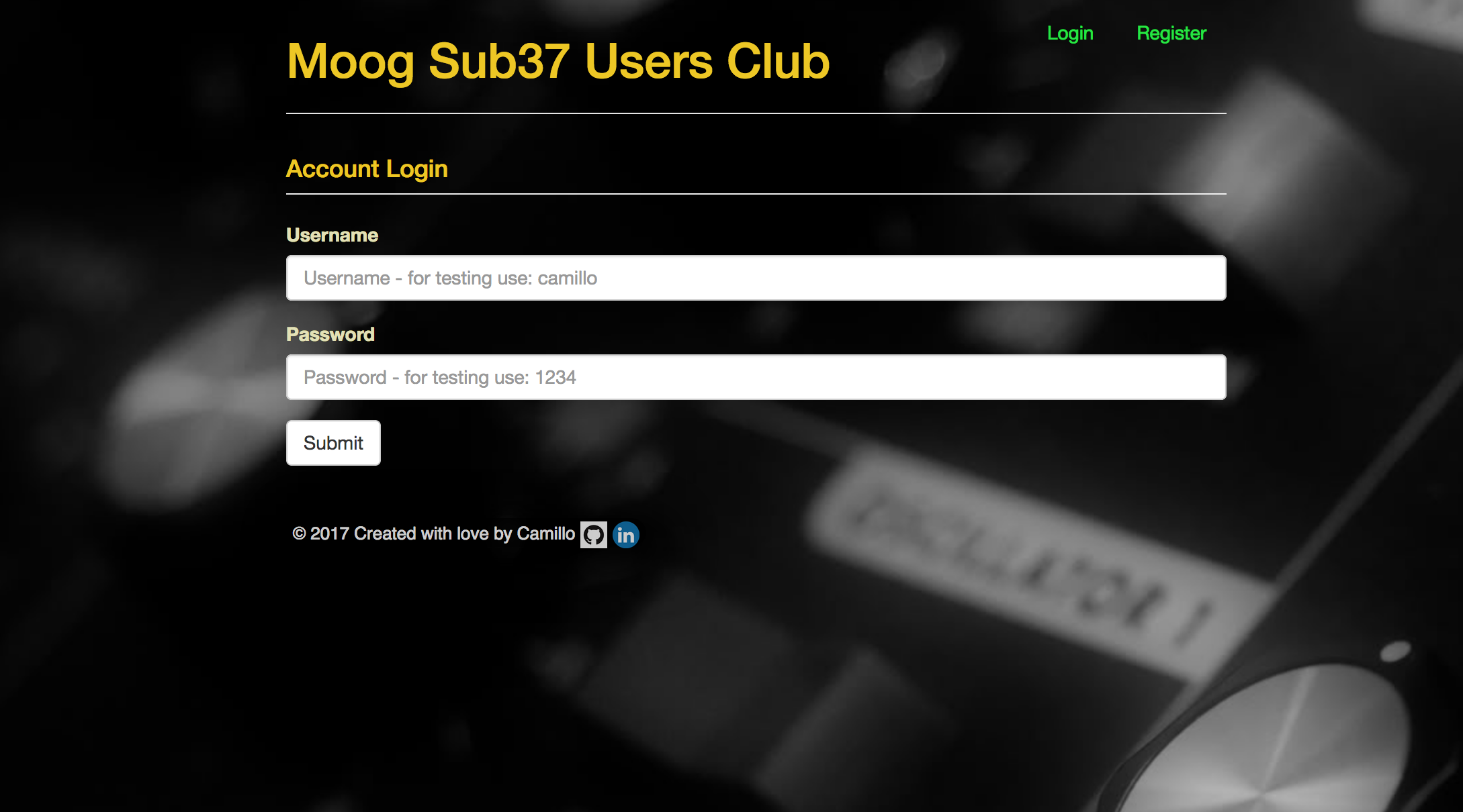 Moog Sub37 Users Club